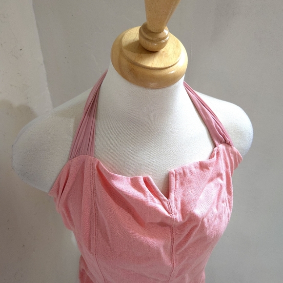 Free People | Pink Halter Bodysuit - Picture 5 of 14